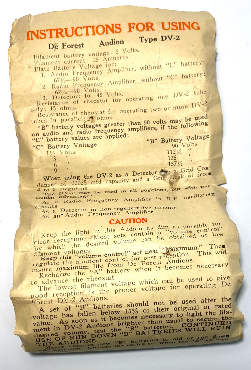 New Old Stock Deforest DV2 In Original Can (Item: RDW-489)