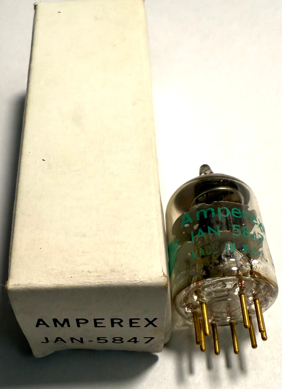 New Old Stock Amperex Gold Pin 5847 Vacuum Tubes-Lot of 20 (Item: RDW-618)