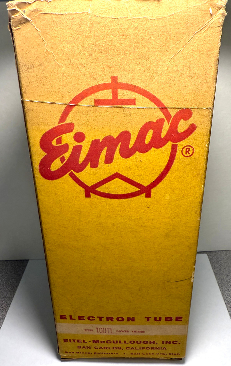 New Old Stock Eimac 100TL Vacuum Tube (Item: RDW-628)