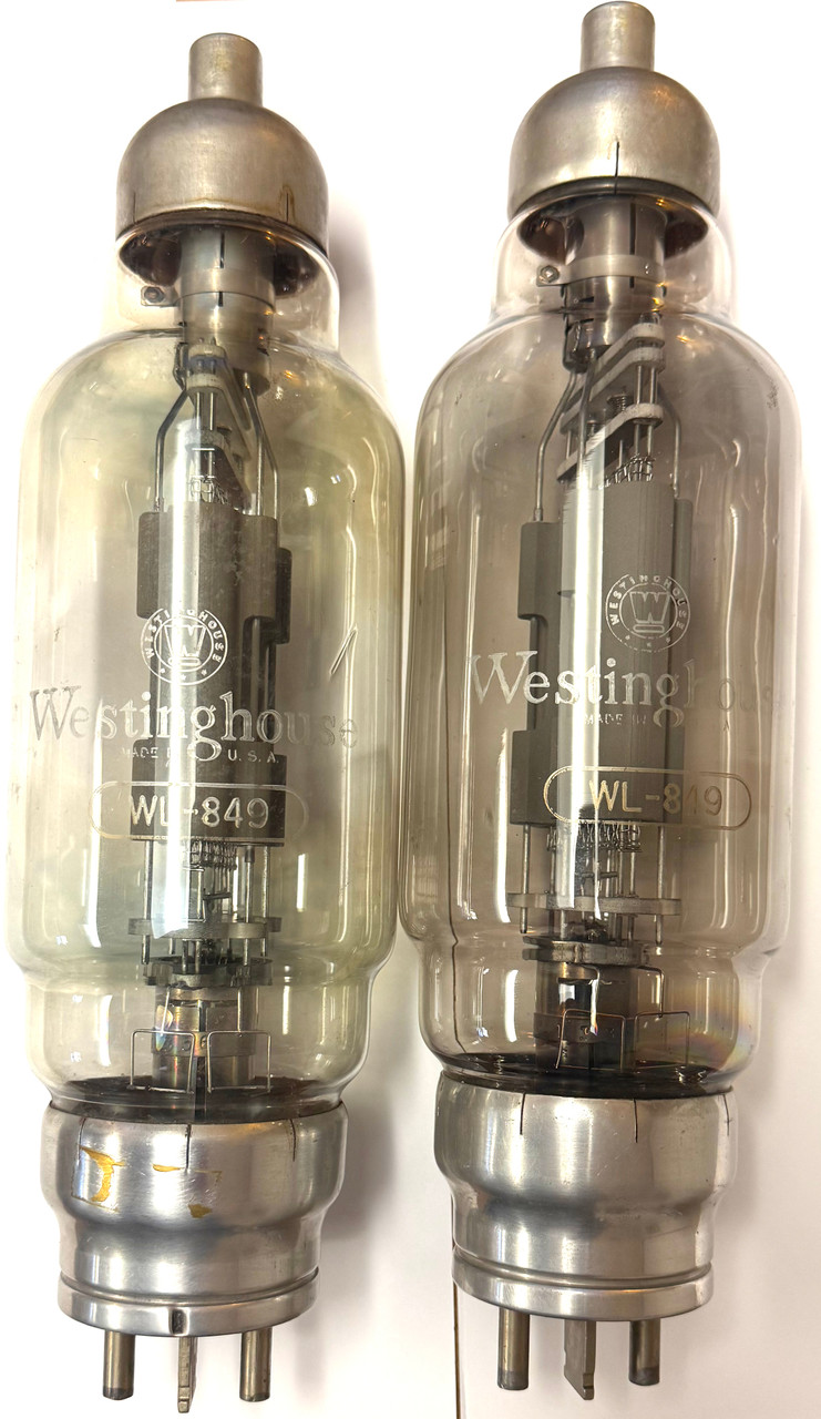 Pair of Westinghouse WL-849 Vacuum Tubes (Item: RDW-640)
