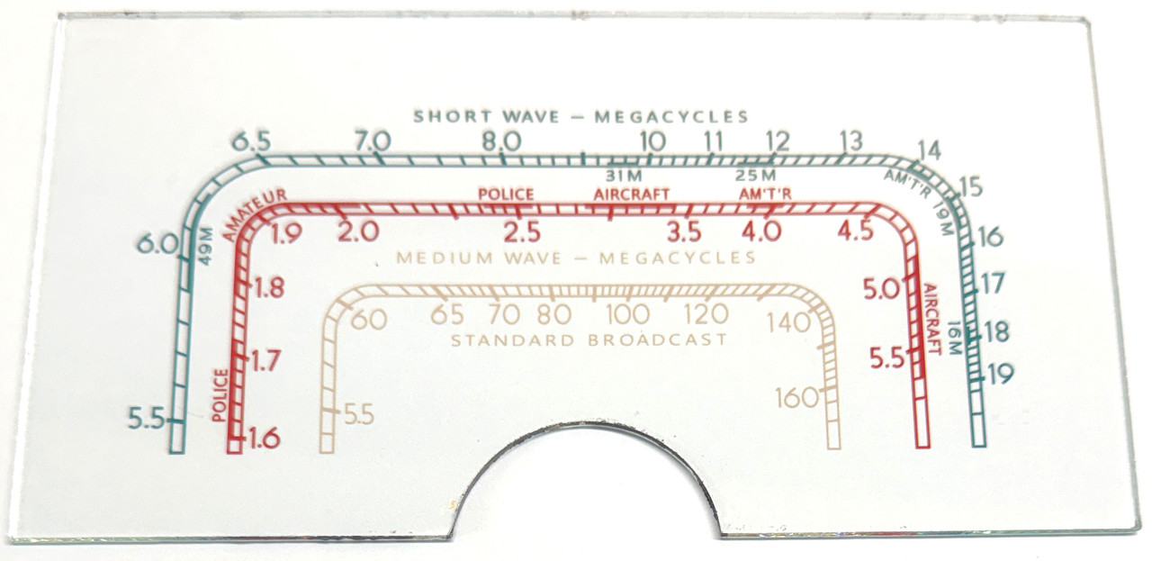 Image  taken against a light blue background to better illustrate light scale portions. Dial is clear other than scale print.