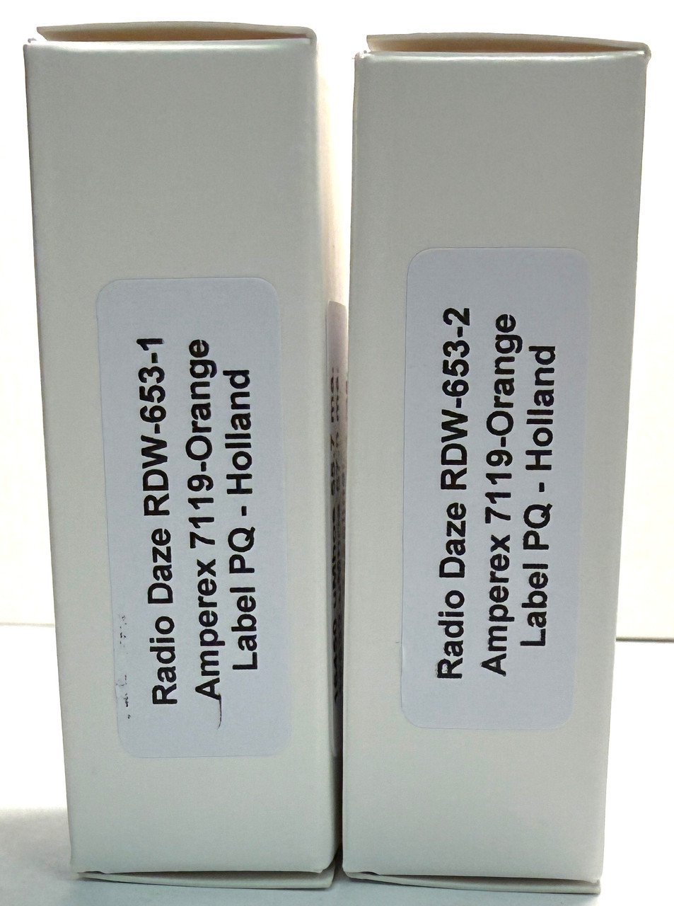 Matched Pair Amperex 7119 Vacuum Tubes (item: RDW-653)