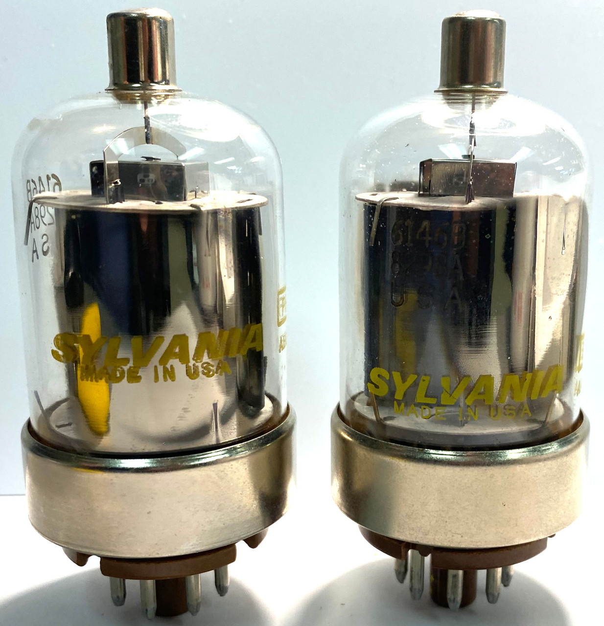 Matched Pair of New Old Stock Sylvania 6146B/8298A Vacuum Tubes (Item: RDW-662)