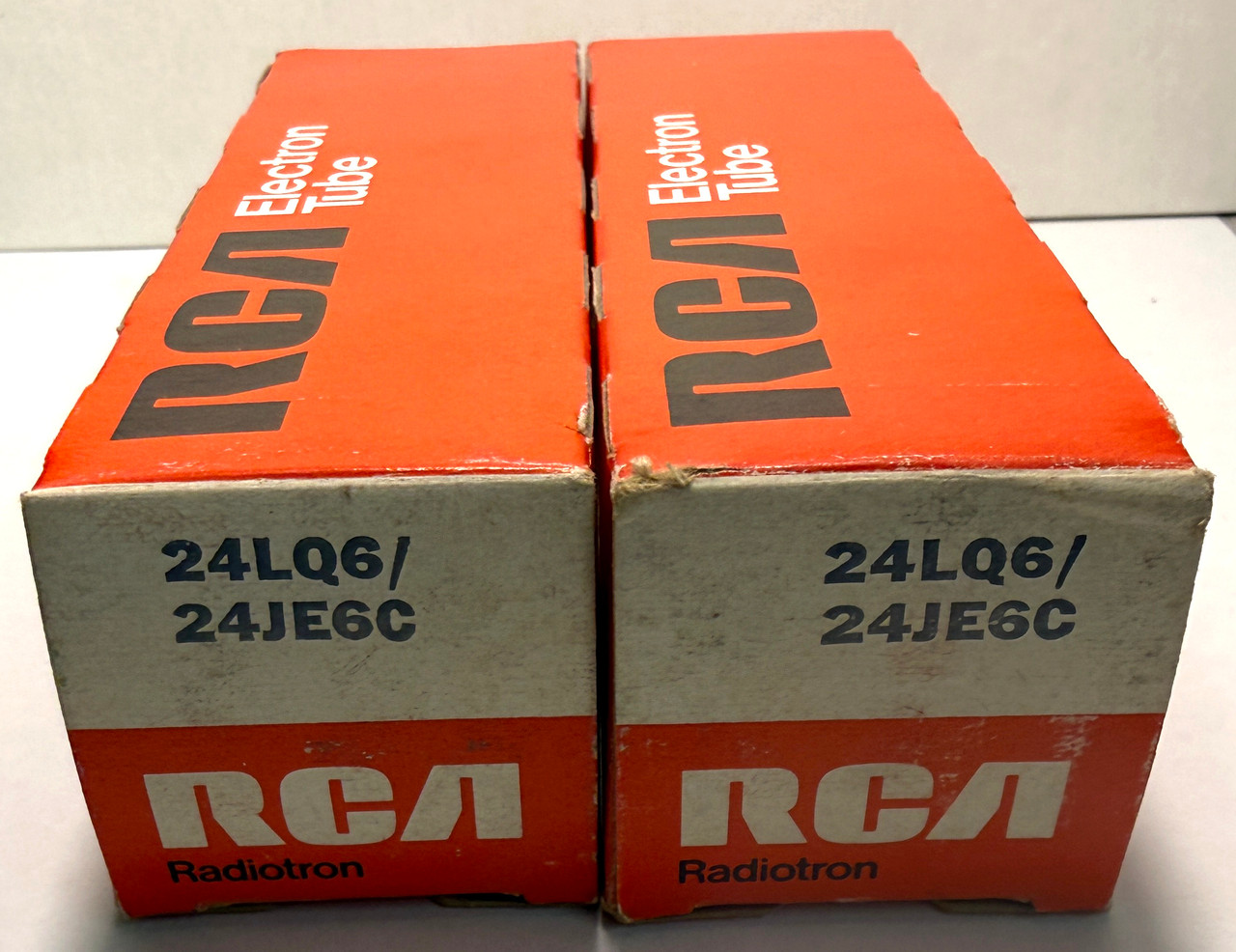 Matched Pair New Old Stock RCA 24LQ6/24JE6C Vacuum Tubes (Item: RDW-686)