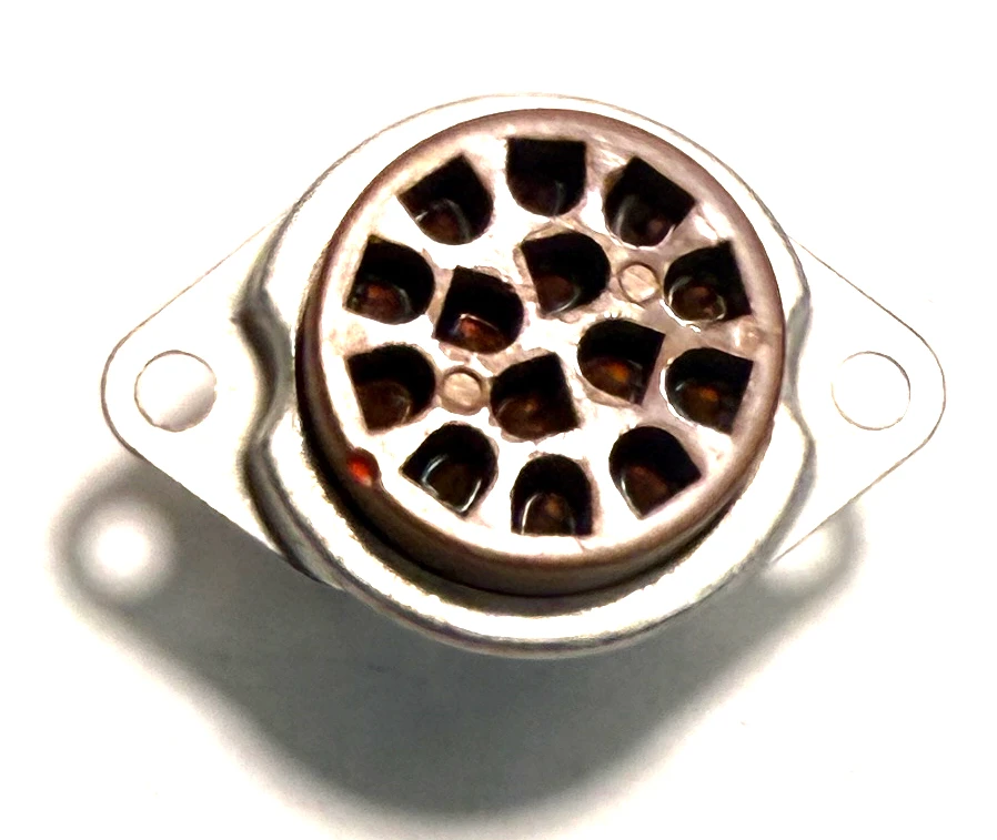 New Old Stock 14 Pin Nixie Tube/Relay Socket Socket (Item: NOS-SKT-77)