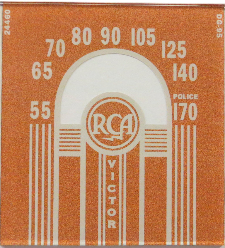 RCA 40X50, 40X51, 40X53, 40X54, 40X55, 40X56, 40X57 Dial (Item: DG-095)