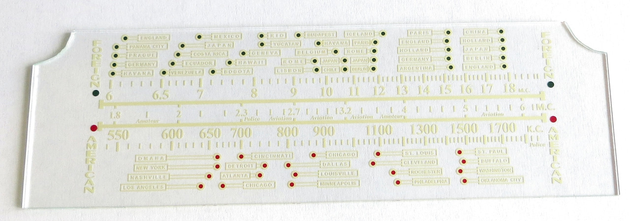 Silvertone 4610, 4669, 4769, 4789 Dial (Item: DG-242)