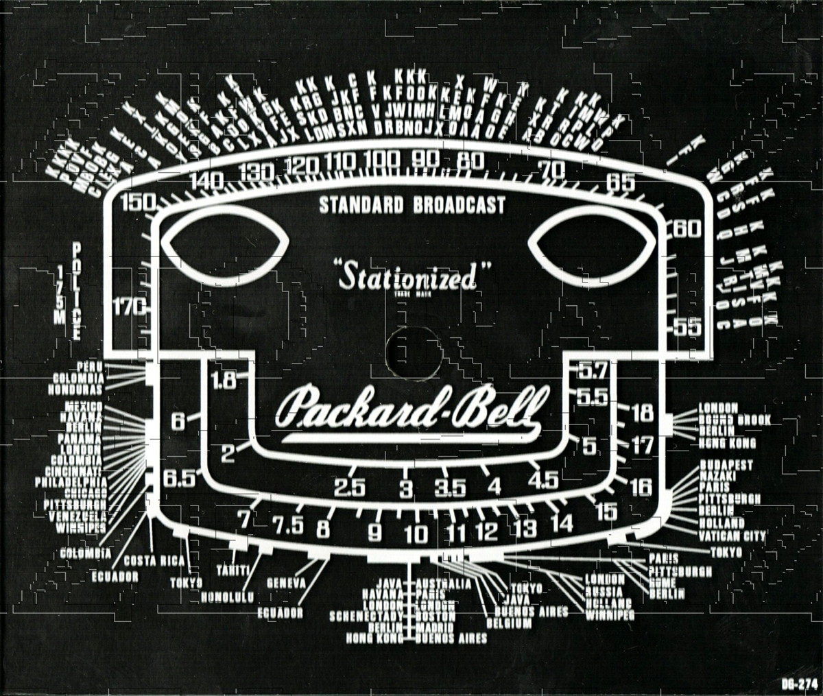 Packard Bell 48B Dial (Item: DG-274)