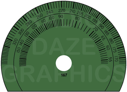 Crosley 167 Dial - Green Version (Item: DS-A392G)