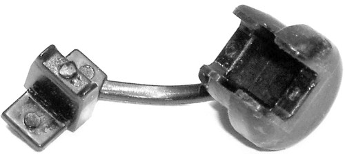 "Heyco-style" Black Plastic Strain Relief - 18AWG (Item: PCSR-2B)