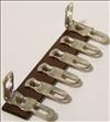 Terminal Strip,6lugs,2gnd,1 7/8-package of 5 (Item: TS6-C)