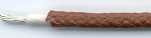 Brown,20AWG,Stranded Cloth-Covered Wire,600V, 25 Feet (Item: W6ST-20BRN-25)
