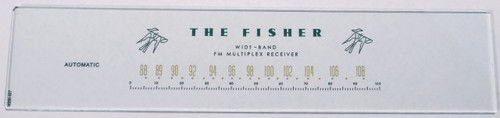 Fisher 500C Dial - Later Version (Item: DG-291)