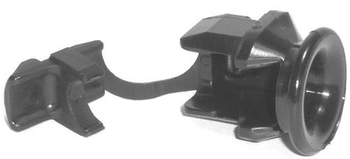 "Heyco-style" Black Plastic Strain Relief (Bell) (Item: PCSR-5)