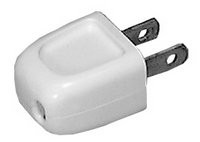 White "Jiffy" Power Plug (Item: PWP-4)