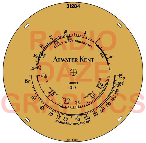Reproduction Atwater Kent 2A Double Crystal Detector - Radio Daze LLC