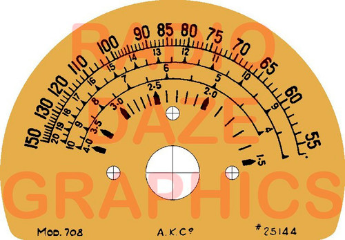 Atwater Kent 708 Dial (Item: DS-A634)