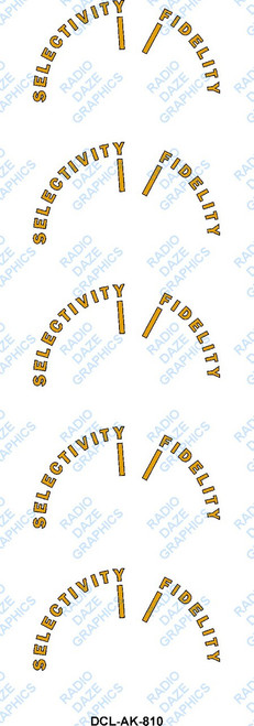 Atwater Kent 810 Decal (Item: DCL-AK-810)