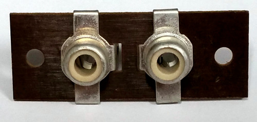 Phono Jack-Dual Panel Mount (Item: PHOJK-CH2)