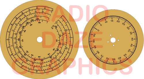 Hallicrafters S22R Dial Set (Item: DS-A698)