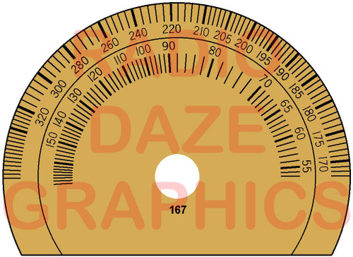 Crosley 167 Dial - Amber Version (Item: DS-A392A)