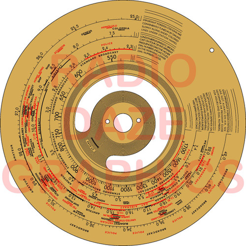 Philco 37-665 Dial (Item: DS-A703)