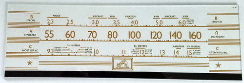 RCA Model 29K Dial Glass (Item: DG-384)