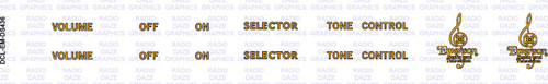 Emerson Model DS-436 Decal Set (Item: DCL-EM-DS436)