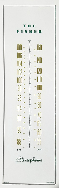 Fisher 460T Dial Glass (Item: DG-391)