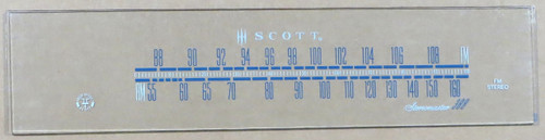 Dial image taken against tan background - dial is clear glass other than dial printing