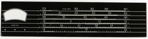 Hallicrafters SX-101 Dial (Item: DG-443)