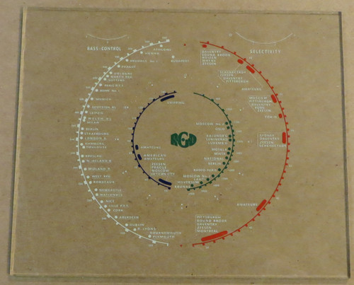 Dial image taken against a tan/brown background to better illustrate dial printing. Dial glass is clear other than dial printing.