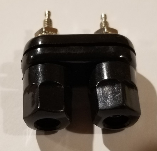 Dual 5 Way Binding Posts - Black (Item: DBP-BLK)