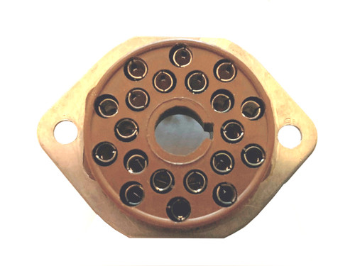 Amphenol 77MIP20 20 Pin Molded-In-Plate Relay Socket (Item: NOS-SKT-75)