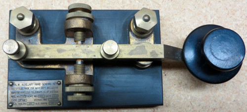 Marconi Model CM425 Spark Wireless Telegraph Key (Reproduction