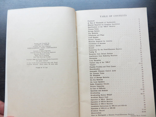 Copyright & Table of Contents