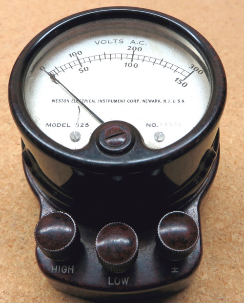 Weston Model 528 Dual Scale A.C. Voltmeter