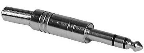 Phone Plug - 3 Conductor - 1/4 Inch (Item: PHEPL-3C-SHLD )