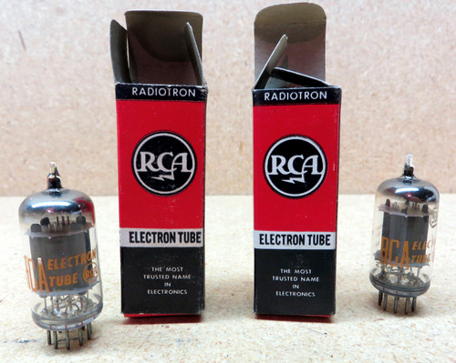 Set of Two RCA 5963 Vacuum Tubes - New Old Stock In Box (Item: RDW-86)