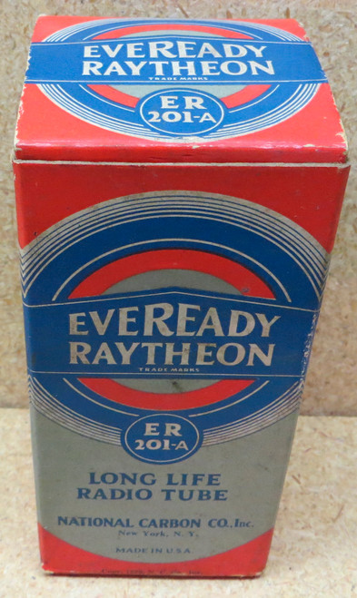 Eveready Raytheon ER-201A (Globe UX-201A) Vacuum Tube - New Old Stock In Box (Item: RDW-103)