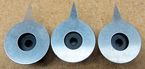 Set of Three Bakelite Knobs w/Metal Pointers - Used (Item: RDW-119)