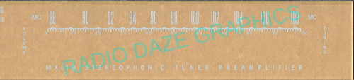 McIntosh C20 Faceplate-No Logo (Later Version-Smaller) (Item: DG