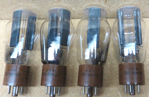 Quad Set New Old Stock RCA JAN CRC 5R4GY (Item: RDW-138)