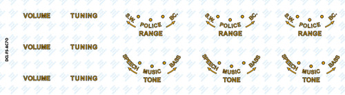 Farnsworth Model AC70, AC71 Decal Set (Item: DCL-FS-AC70)