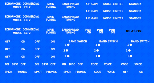 Illustration on blue background to show decal white