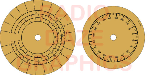 Hallicrafters S27 Dial Set (Item: DS-A876)