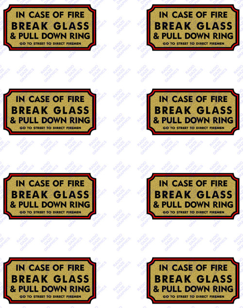 Decal Illustration - Note decal is printed in reverse