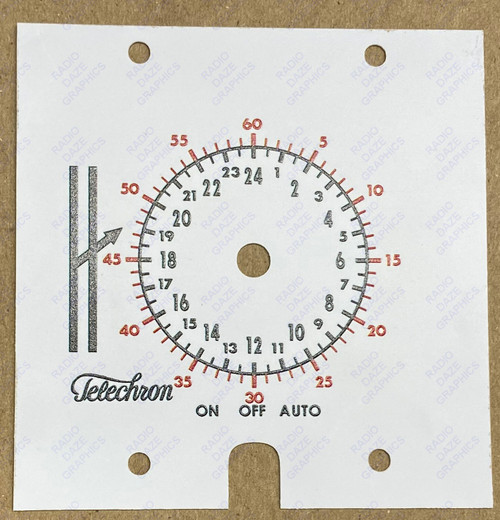 Hammarlund HQ-180 24 Hour Clock Face (DS-A888)