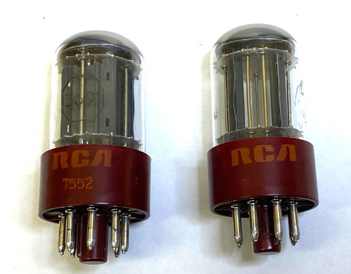 Pair of New Old Stock RCA Red Base 5691 Vacuum Tubes (Item: RDW-201)