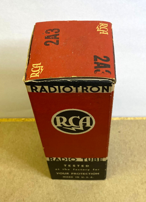 New Old Stock RCA 2A3 Vacuum Tube (Item: RDW-202)